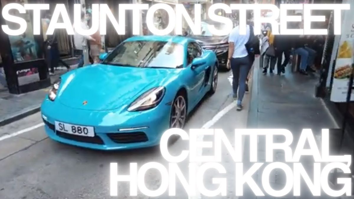 Staunton Street Central Hong Kong 4K Tour