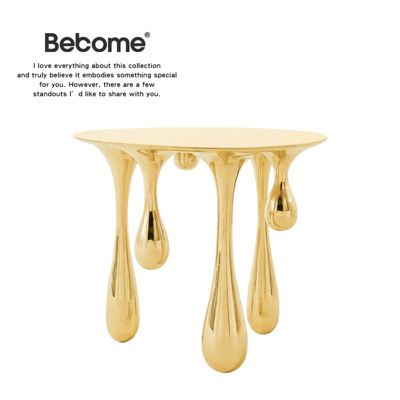 Gold Drip Table