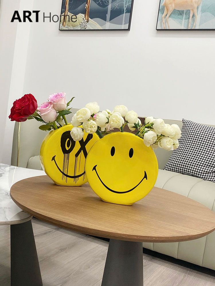 Smiley Face Vase