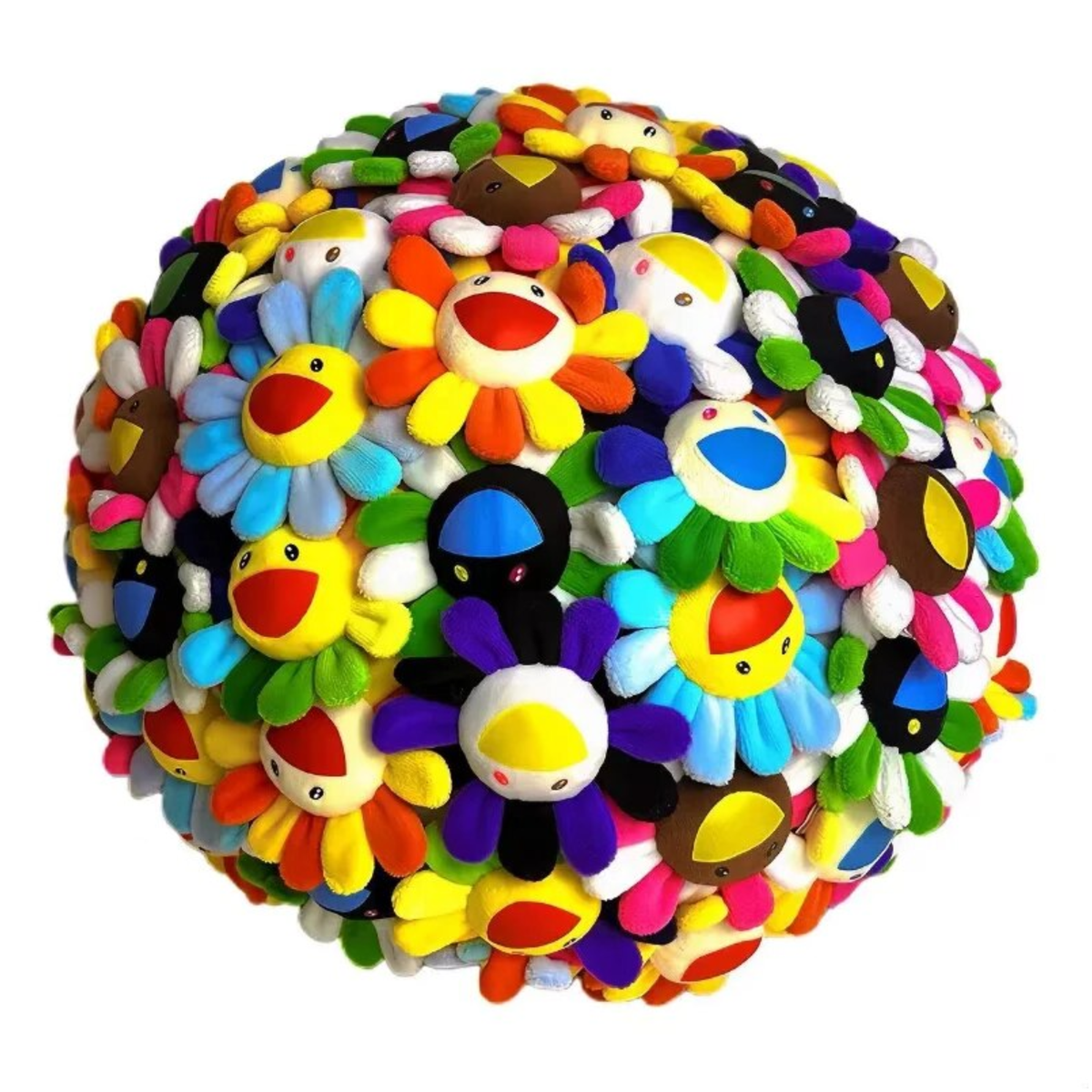 Murakami Pop Flower Ball Plush