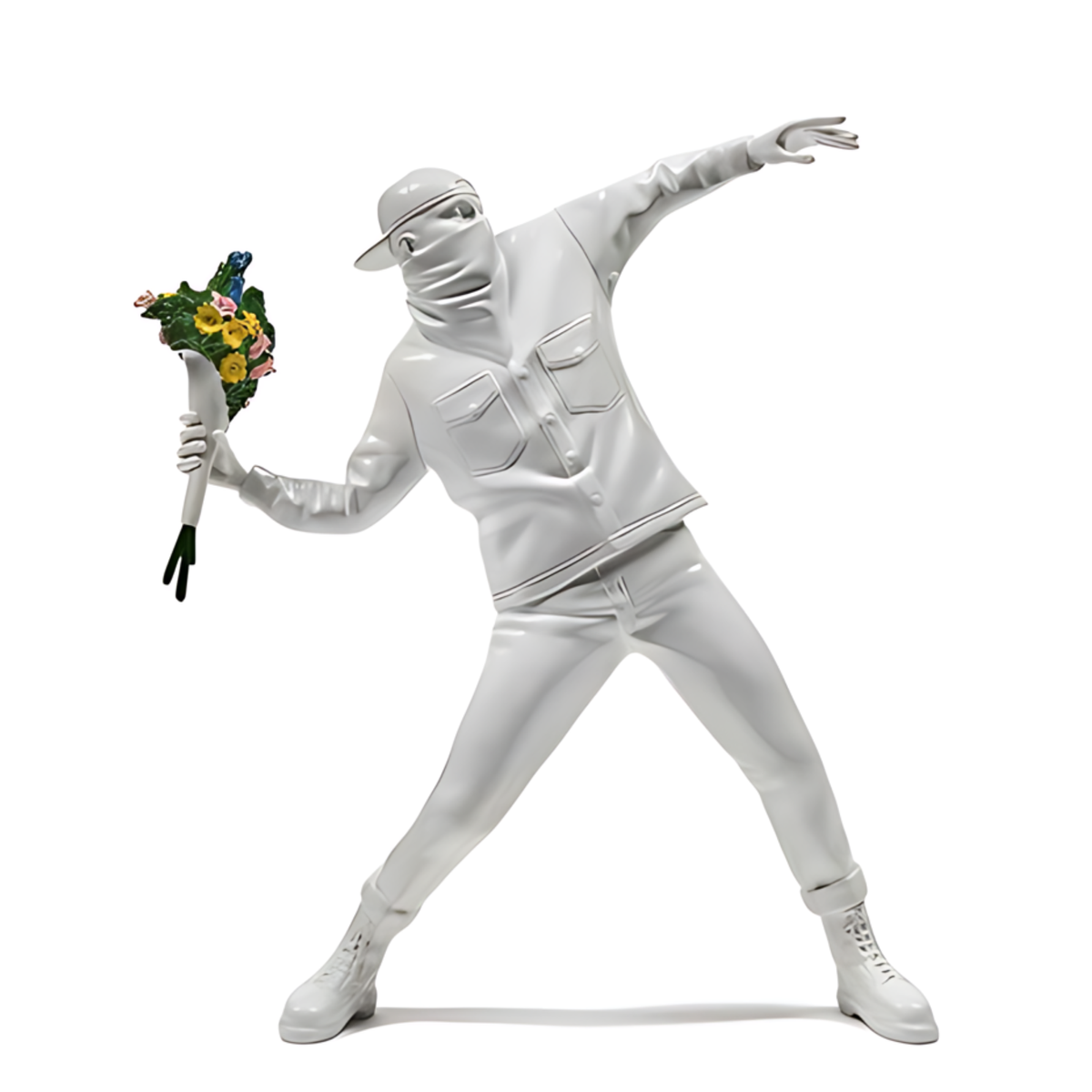 Flower Bomber Sculpture by Banksy