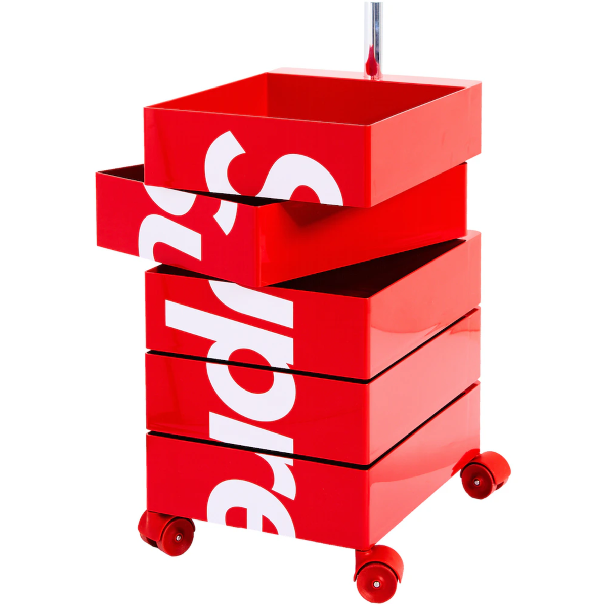 Red 5 Drawer 360 Container