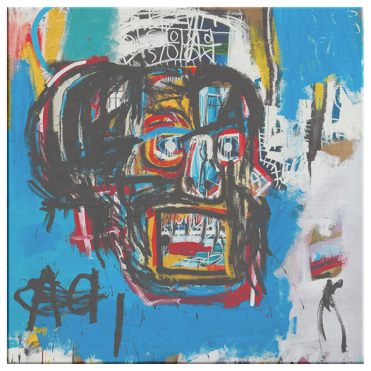 "Untitled" Canvas Print by Basquiat