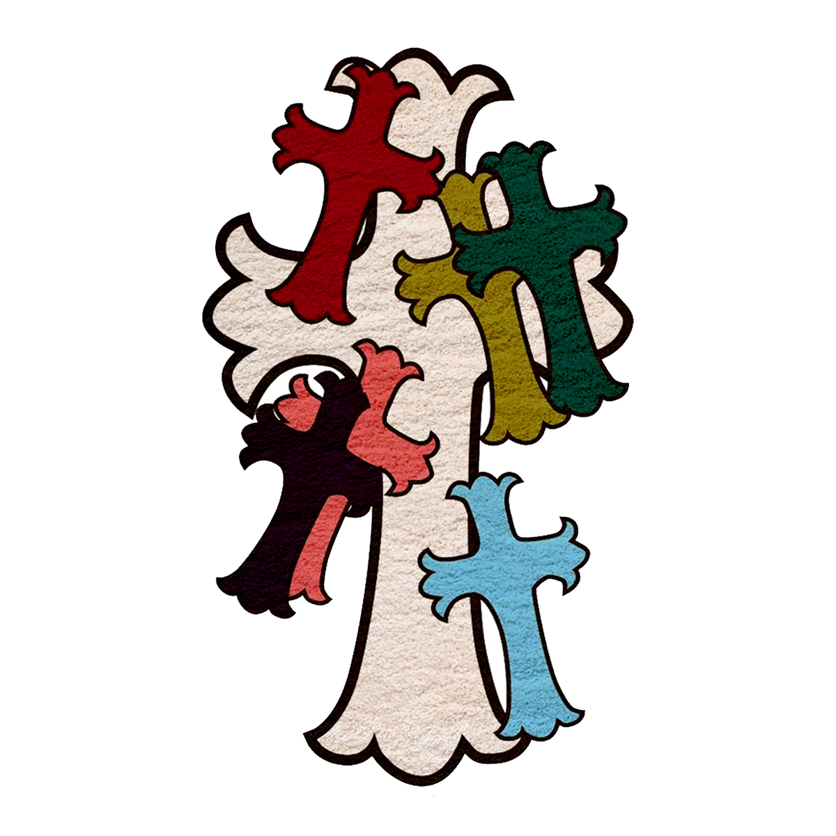 Gothic Cross Rug